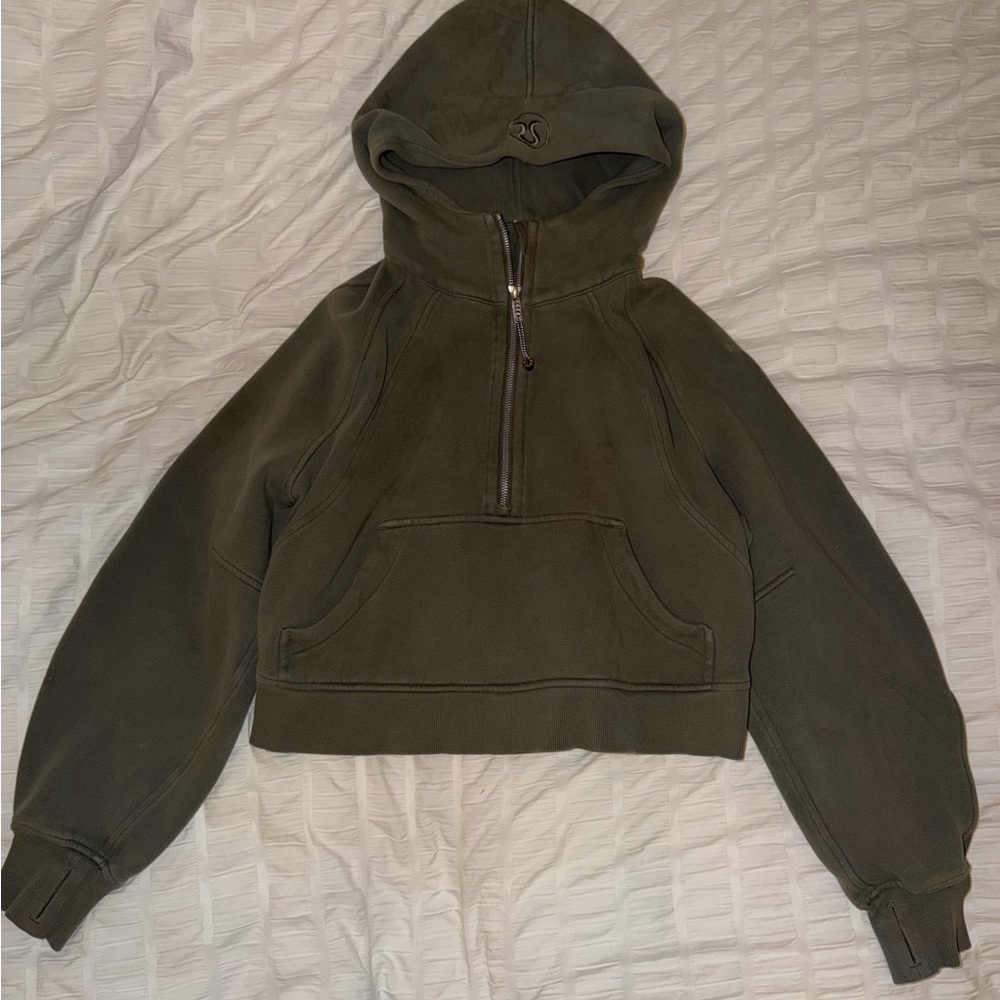 lululemon athletica Olive Green Hoodie